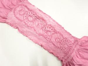 正絹　絞り　帯揚げ